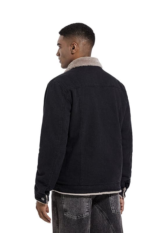 Sherpaforet Truckerjakke for menn Light Blue L