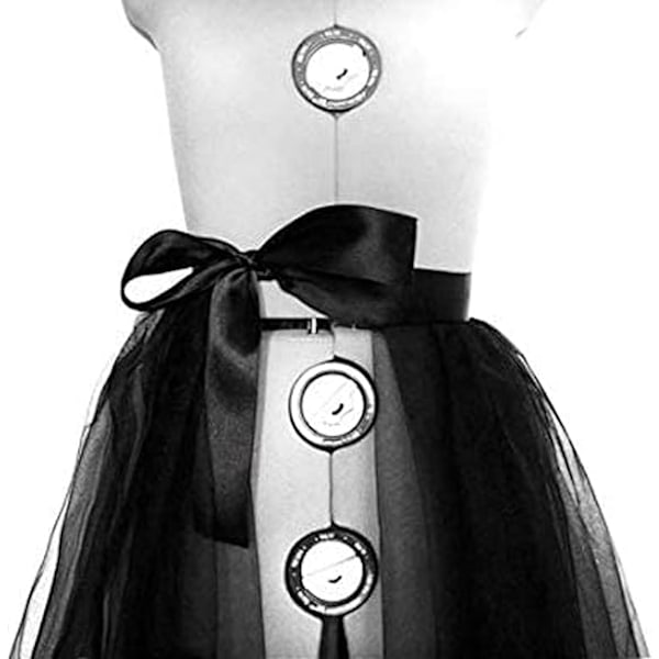 Kvinders Tulle Tutu Lange Skørter Bryllup Maxi Kjole Black