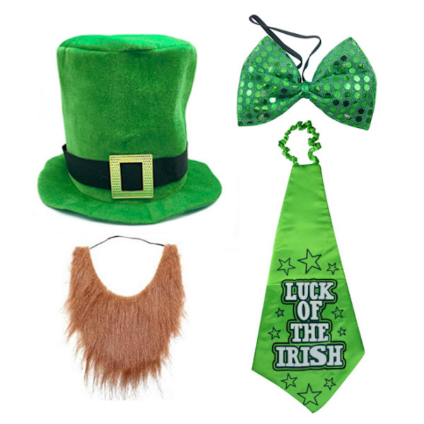 St Patrick's Day Party kostym kostym hatt style3