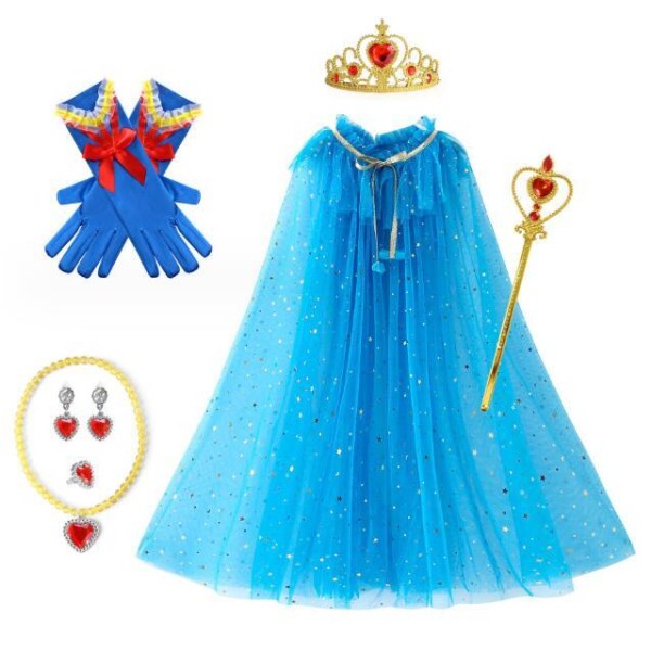 Princess Cape med gratis tillbehör Blue L