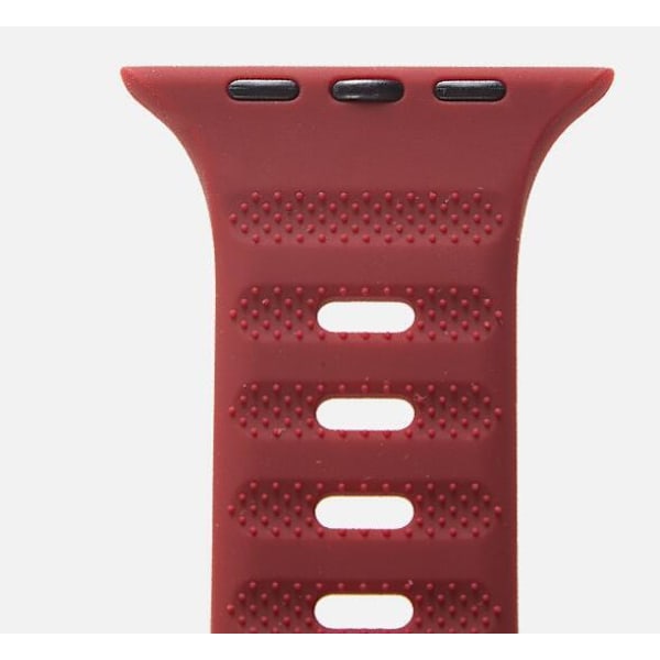 Fjärilsklämma Silikonarmband för Apple Watch Gray 38-40-41MM