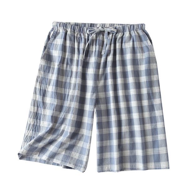 Miesten kudotut joustavat pyjama-shortsit color-2 M