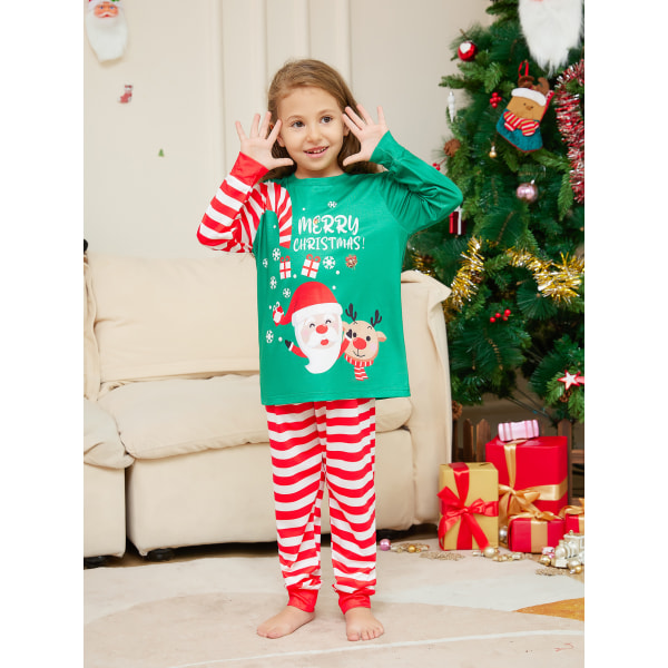 Matchende julepyjamas for familie eller par – Santas Squad Kid 140