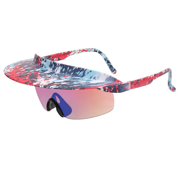 UV-skydd Cykelsolglasögon med hattkant Style 4