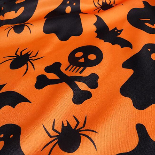 Unisex Halloween-Painettu Viitta Noitaviitta Orange