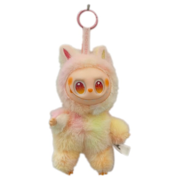 Labubu 3.0 Kolmas sukupolvi High-Energy Face Doll pehmo riipus, Macaron yellow