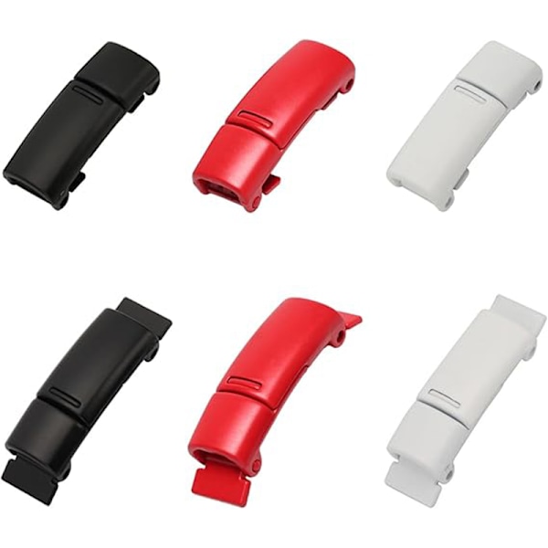 6 st Skosnören Spänne Lås Metall Snabb Magnetisk Utan Knytning Set 6