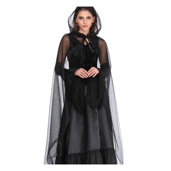 Spöksbrud Kostym Halloween Kvinna Vuxen Kostym Style4 M