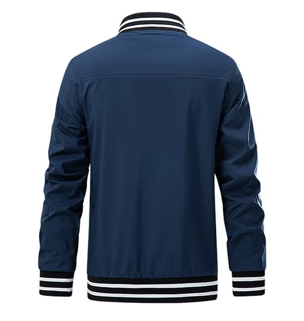 Herrar Casual Pilot Full Zip Jacka Blue L