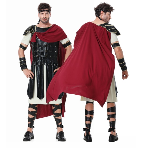Romersk Krigarkostym Set för Pojkar Flickor Män Men-XL