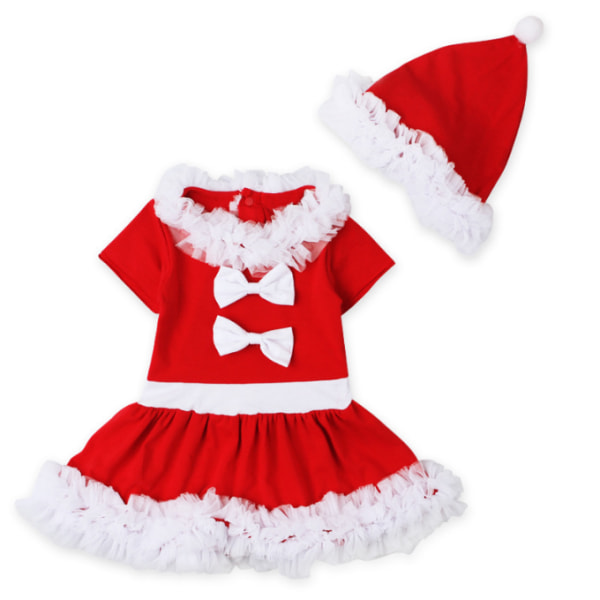 Julklänning Toddler Flicka Kjol Outfit 110cm