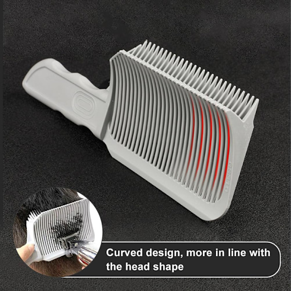 2 stk. Professionelle Buede Barberkamme til Fade og Haircut