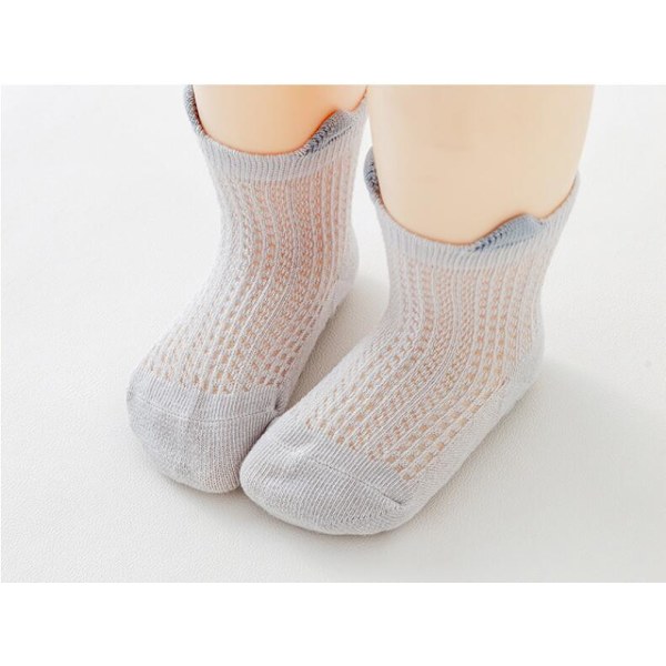 Vauvan liukuestesukat, taaperoiden ohuet verkkosukat Multicolor -6pcs M