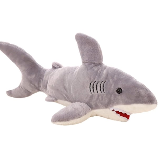 Stuffed Hai Plush Animal Leketoy 16 Tommer Lang Stor Hvit Hai Animal Stuffed Plushies 80cm