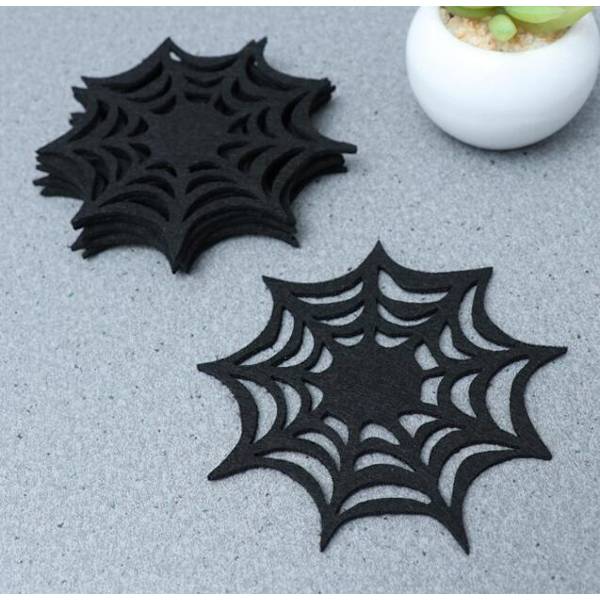 6 kpl Halloween-tyyliset ontto-verkko-alustat 6PCS