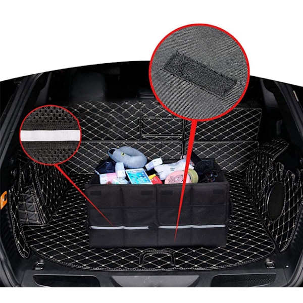 Trunk Organizer Cargo Organizer Trunk förvaring grey L