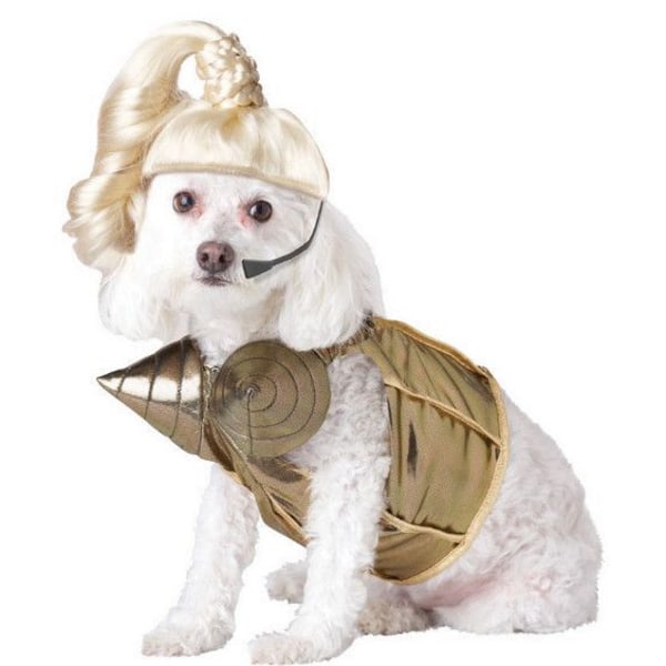 Söt hund Cosplay Halloween kostym Hund kostym gold L