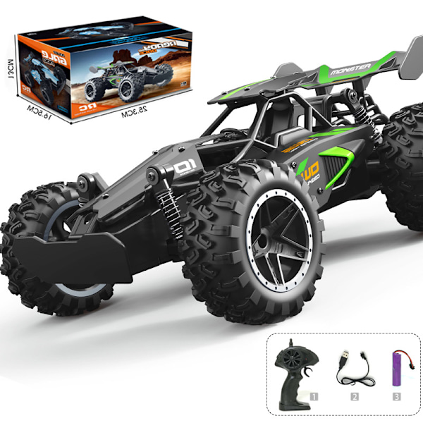 Kaukosäädöllä ohjattava auto, 1:18 mittakaava 4x4 RC-autojen suoja Blue