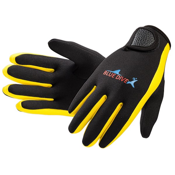 Five Finger Neopren Dykhandskar Våtdräktshandskar Yellow M