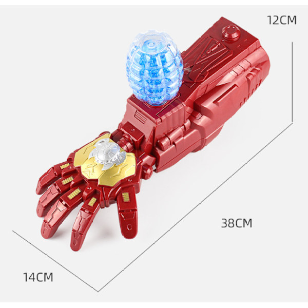 Elektrisk Iron Man Arm Launcher Blaster Leksaker Upgrade Edition