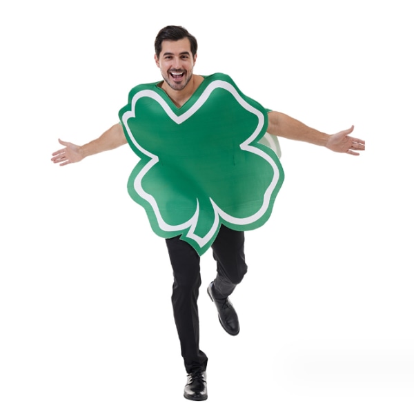 St. Patrick's Day Lucky Clover Kostyme for Festlige Opptredener i Irland