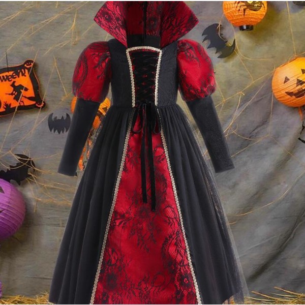 Halloween-kostyme for jenter - heks Style1 100CM