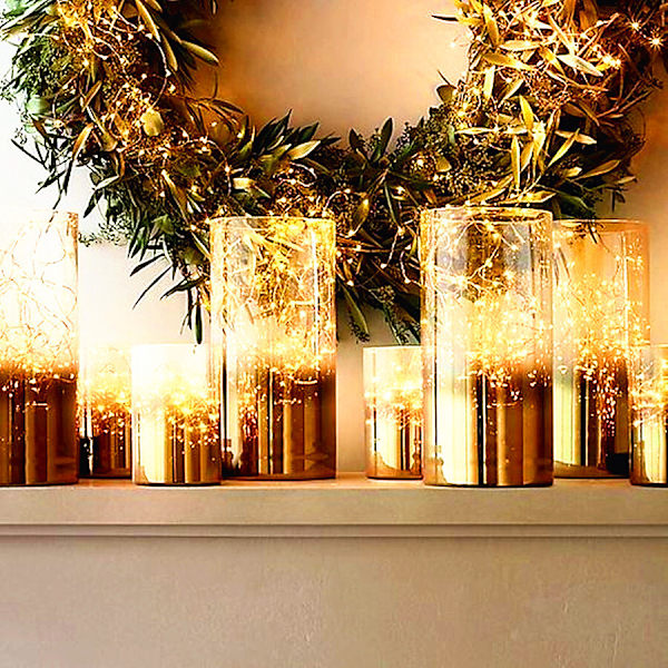 Halloween dekorationer Fairy String Lights för festdekorationer white