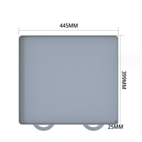 Tvättmaskinstäcke, Ovanpå, Halkskydd, Dammskydd 40*44.5CM