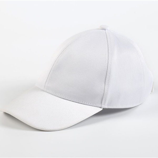 LED-belyst baseballcaps med 11 farger White