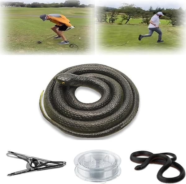 Orm Prank med String Clip, Golf Orm Prank, Clip på Orm Prank