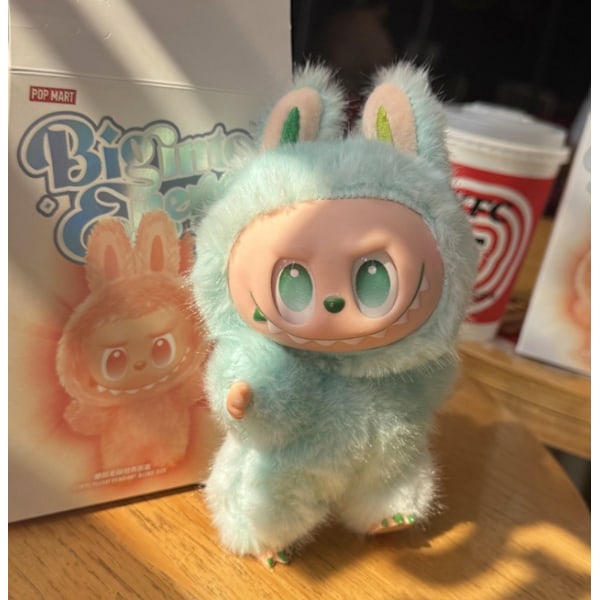 Labubu 3.0 Kolmas sukupolvi High-Energy Face Doll pehmo riipus, Macaron green