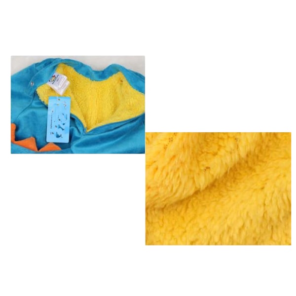 Baby Halloween Cosplay Tegneserieklær Dyrejakke Pels Body Dinosaur 80cm