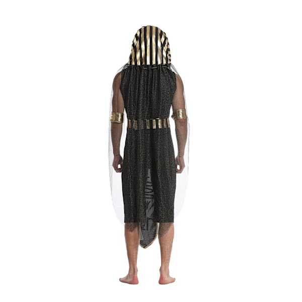 Cleopatra-kostym för kvinnor, Farao-kostym för män Man M