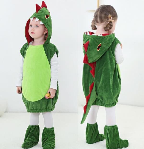 Dinosaur Kostumer Til Børn Green S