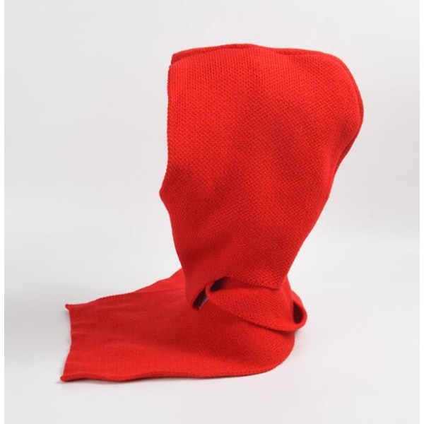 Julklapp Hatt Sjal En Delig Hatt Stickad Ytterhalsduk Red
