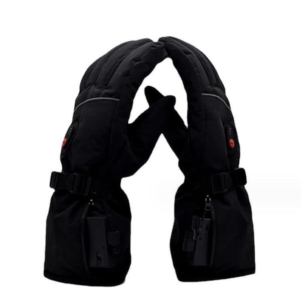 Touchscreen Elektrisk Opvarmede Handsker Damehandsker Black