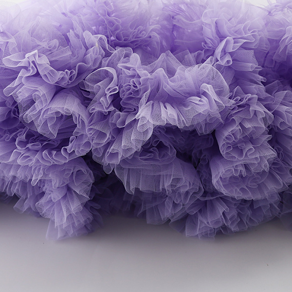 Kvinders Tutu Tulle Skørt Elastisk Højtaljet Lagdelt Skørt Apricot