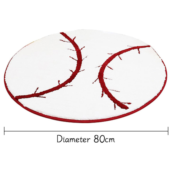 Barnmatta Basketboll Rund Matta Matta Golv Stolmatta D1