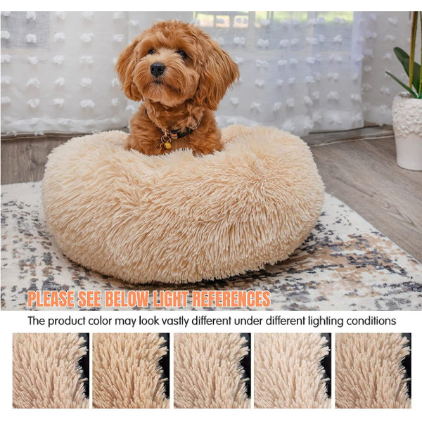 Small Dog Bed Calming Dogs Bed för små hundar pink M