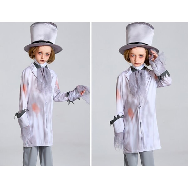 Halloween Zombie kostym förälder-barn set Boy S