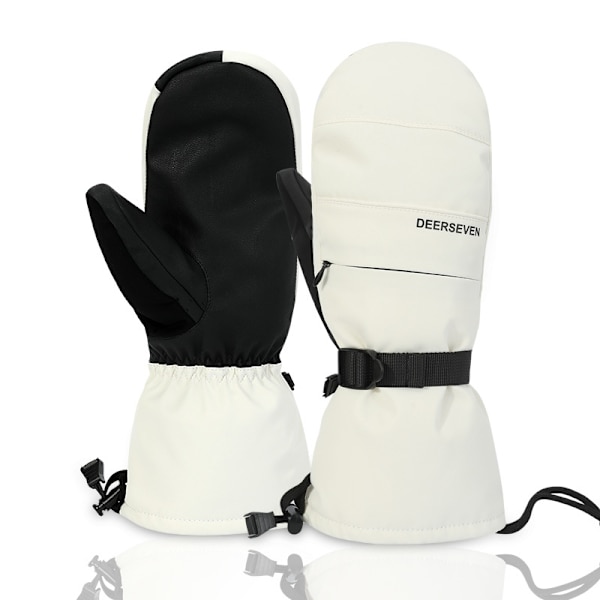 Vinterskidroppar för män & kvinnor - Snödroppar Kallt väder Beige M