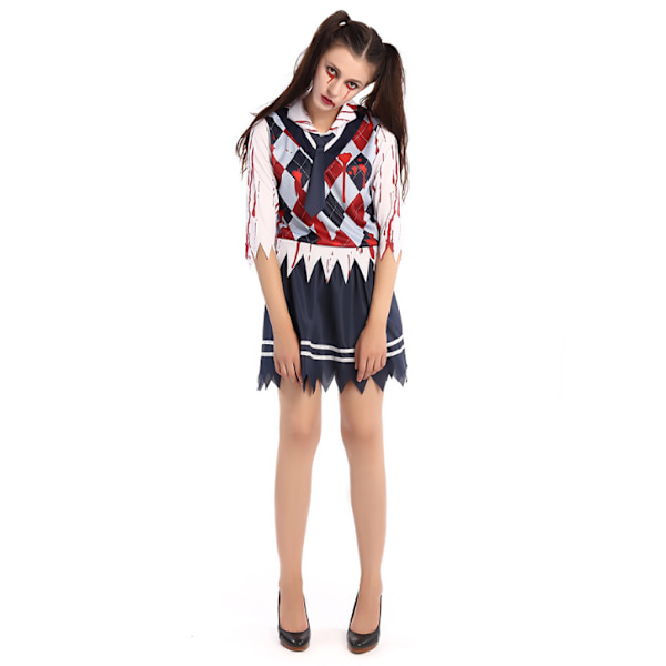 Zombie-koululaisasun, Verinen Zombie-asu Woman M