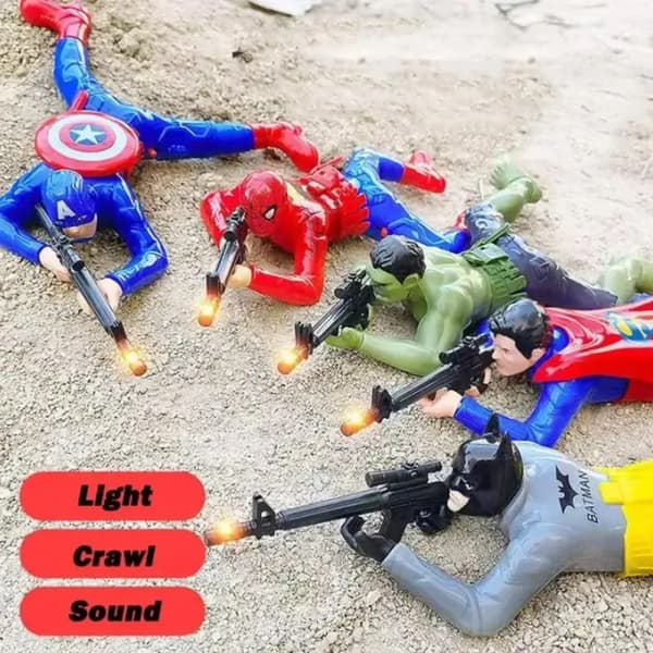 Actionfigurleksaker Spider-Man ying green