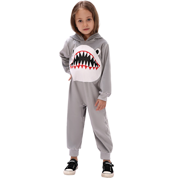 Hain haikara -lastu -lastu lasten eläinpuku tytöille pyjama yhden osan pehmeä yöasu S