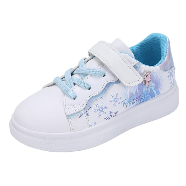 Flickors Elsa Frozen Prinsessa Casual Sport Skor blue 30
