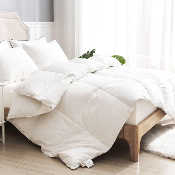 Dyne af fjer og dun i queen size - Ultra blød White 150*200cm
