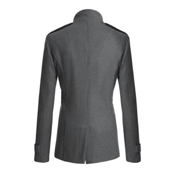 Klassisk kappa Slim Fit för män grey M