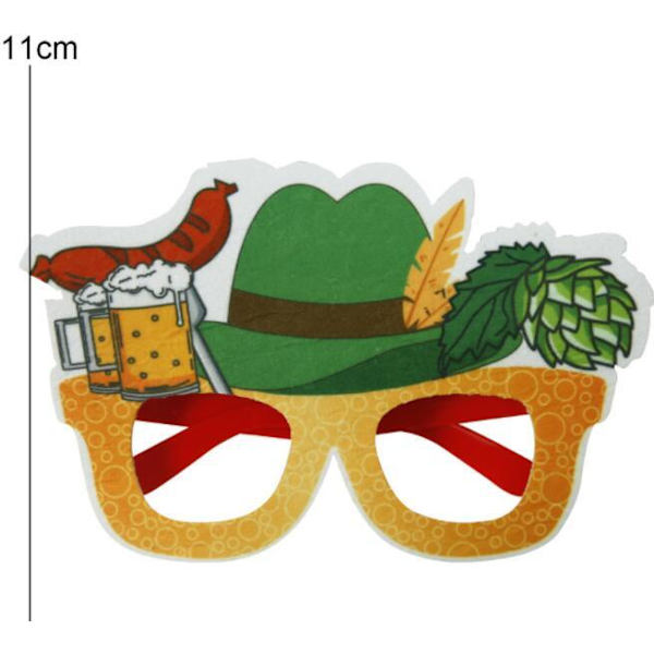 5 kpl Münchenin Oktoberfest-pelottavat lasit valokuvarekvisiitaksi Style 1