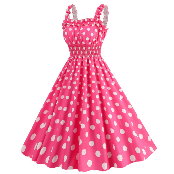 Naisten Vintage-mekot 1950-luvun Retro Swing-mekko Elokuvahahmo Cosplay-asu Style 2 2XL