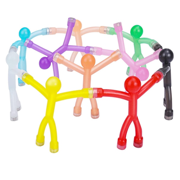 Magnetiska Fidget Leksaker, Magnetiska Män Barnleksaker 10-pack Style 2